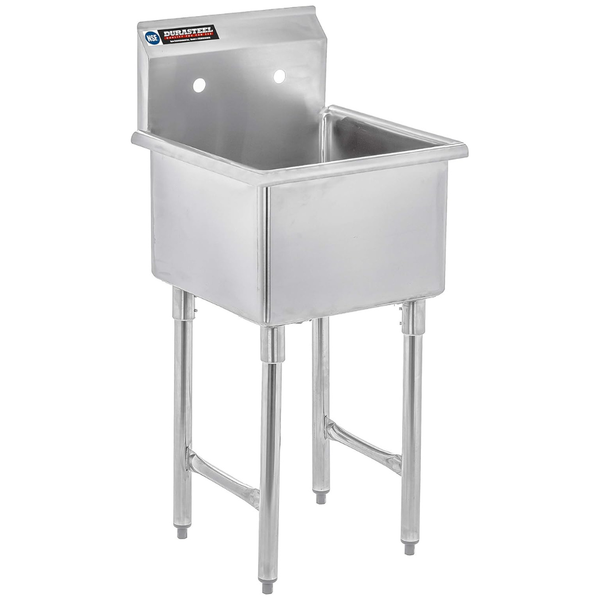 DuraSteel 304 Commercial Stainless Steel Utility Sink ( 18 x 18 x 13" Deep)
