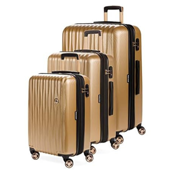 3-Piece SwissGear 7272 Energie Expandable Hardside Luggage Set (19"/24"/27")