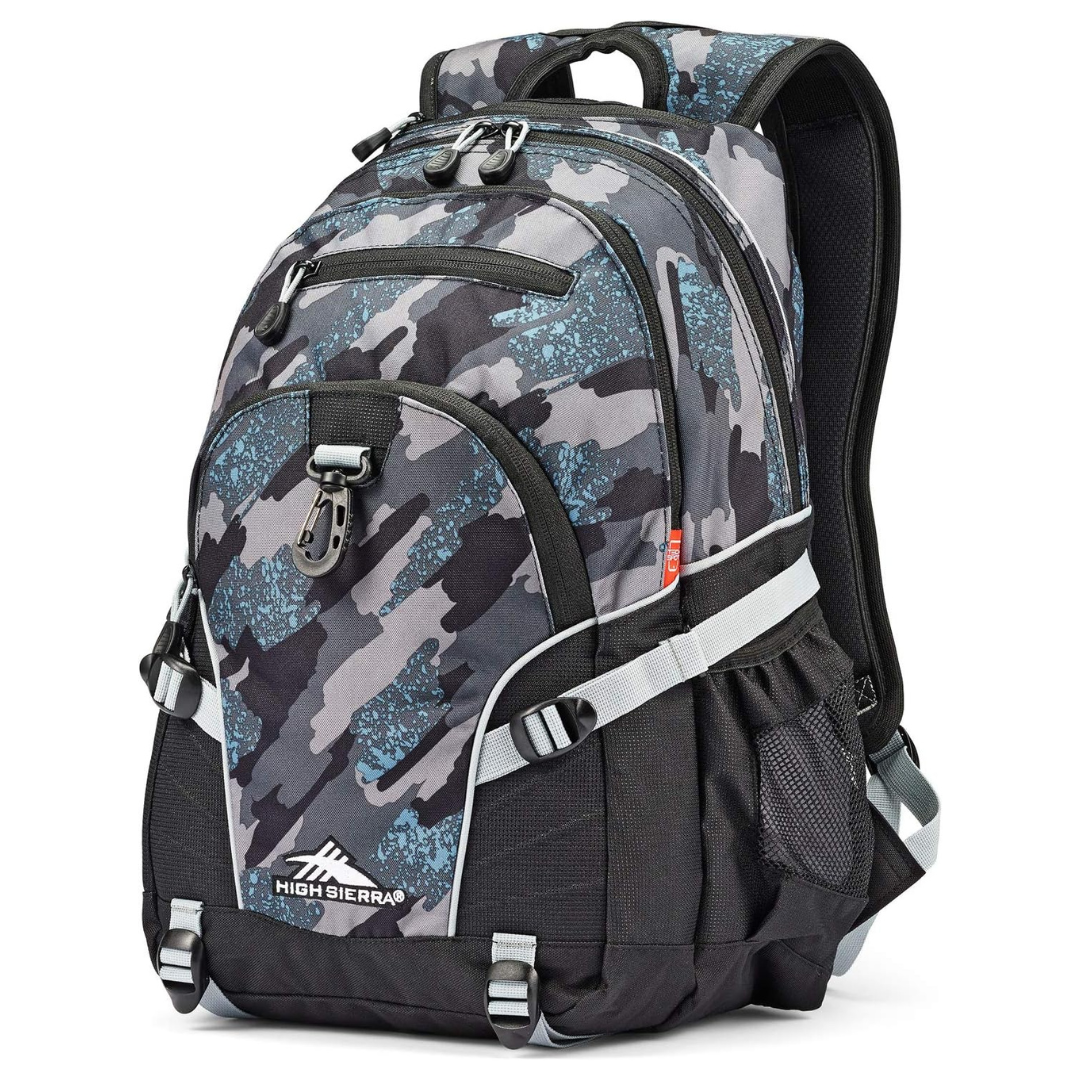 High Sierra Multiple Pockets Loop Backpack With Tablet Sleeve