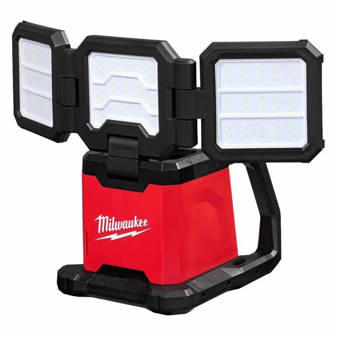 Milwaukee 2368-20 18V M18 ROVER Dual Power Triple-Panel Flood & Area Light