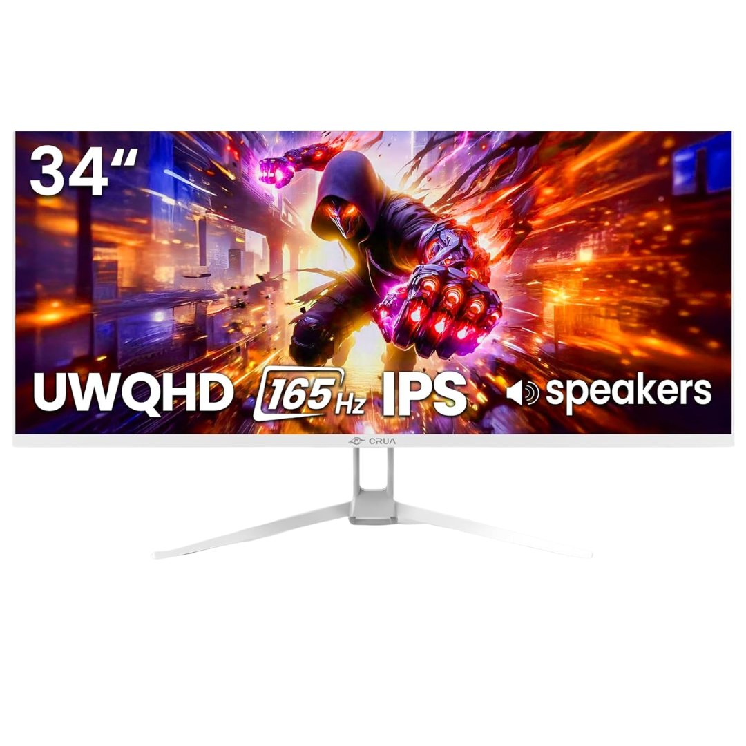 34" CRUA WQHD 165Hz IPS Freesync Monitor