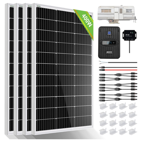 ECO-WORTHY 400 Watt 12V Premium Solar Panel Kit