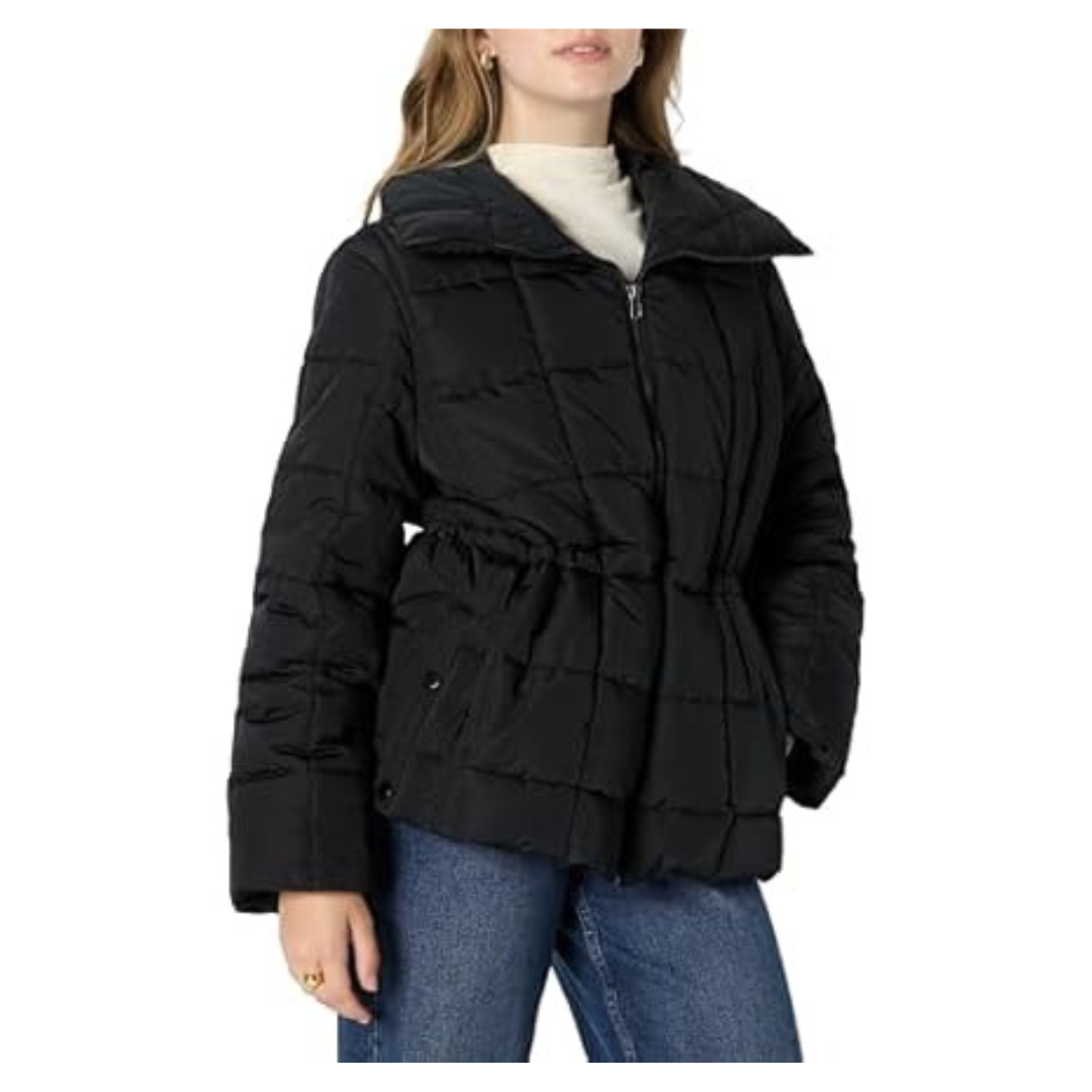 Amazon Essentials Women's Square Quilted Puffer Jacket