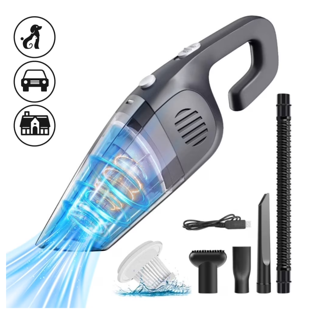 Doosl 12V Cordless Wet/Dry Handheld Vacuum W/ HEPA Filter