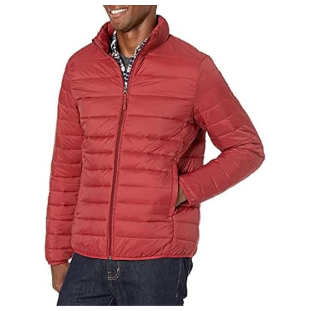 Amazon Essentials Men's Water-Resistant Puffer Jacket