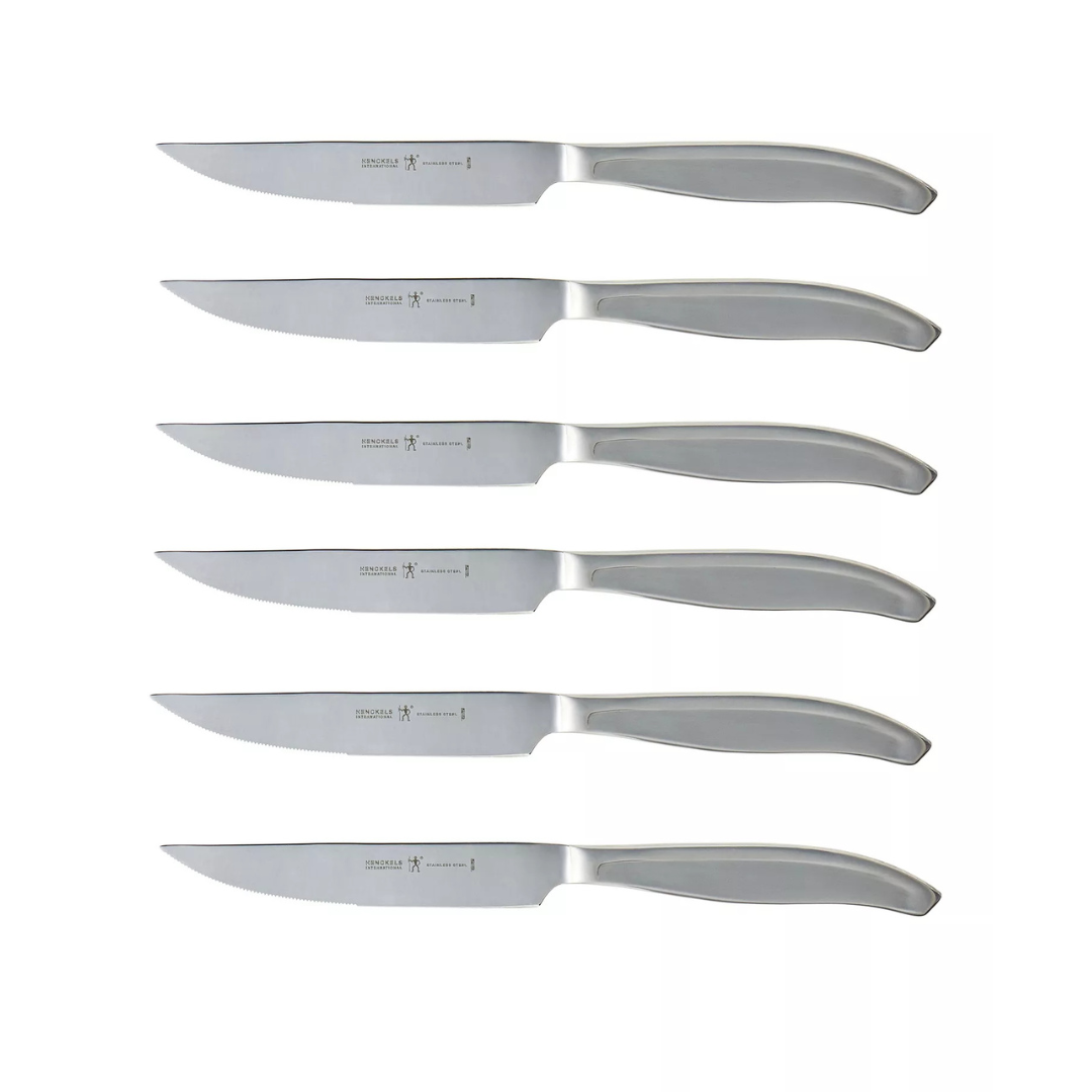 Henckels 6-Piece Stainless Steel Steak Knife Set