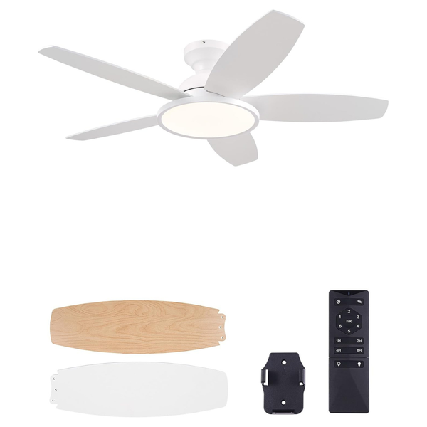 42" Ceiling Fans With Lights And Remote