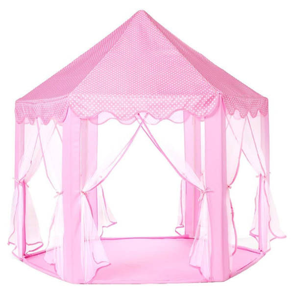55'' x 53'' Monobeach Princess Castle Playhouse Tent With Star Lights
