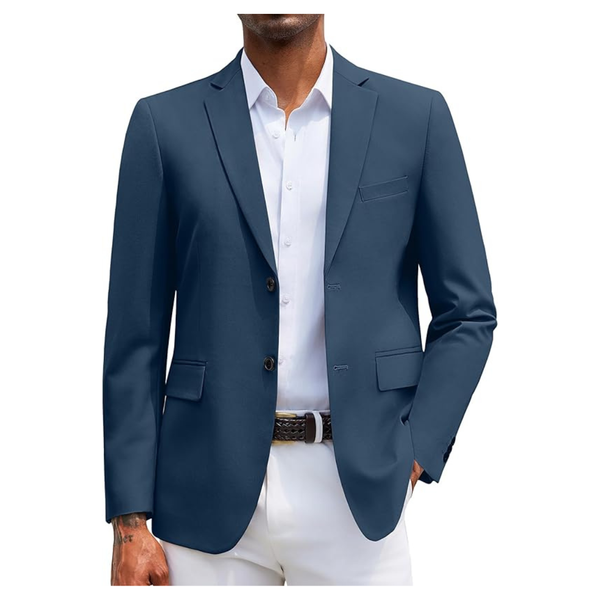 COOFANDY Men's Slim Fit Travel Blazer Suit Jacket - M