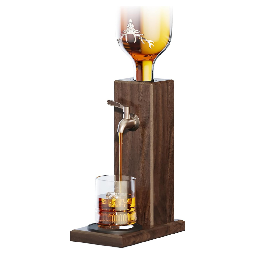 Gernshe Ash Wood Whiskey Dispenser