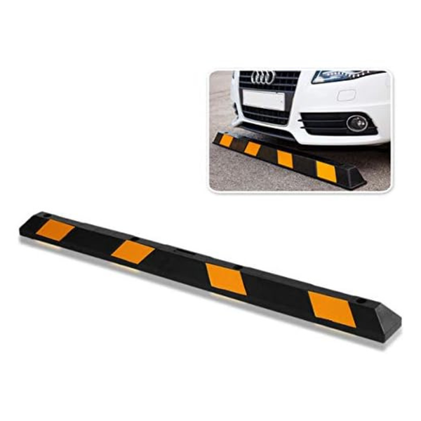 Zone Tech 72" Heavy Duty Rubber Parking Guide