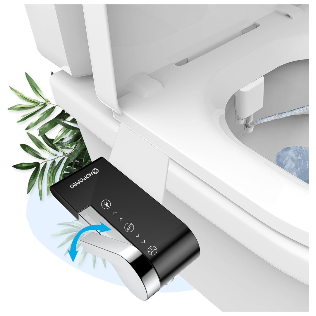 Toilet Bidet Tank Replacement Cover With Pressure Control