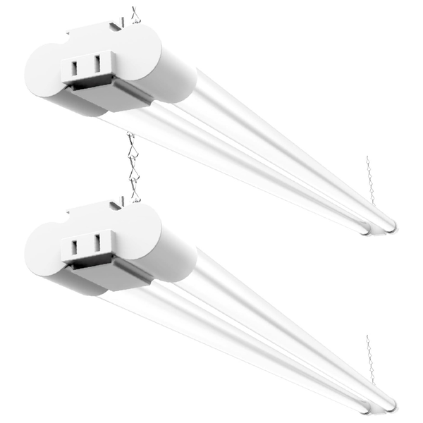2-Pack Sunco Lighting 4500LM 4FT LED Shop Lights
