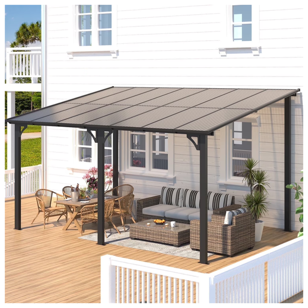 10ft x 14ft Aecojoy Patio Hardtop Aluminum Gazebo