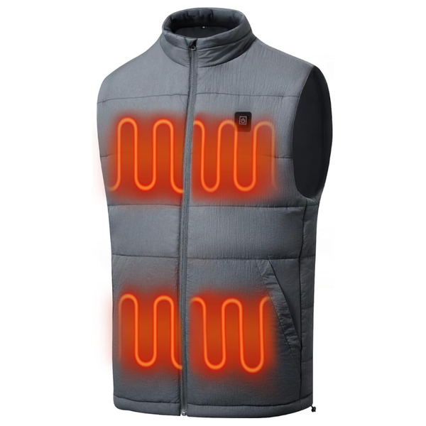 Men's Electric Water-resistant USB Rechargeable Heating Vests