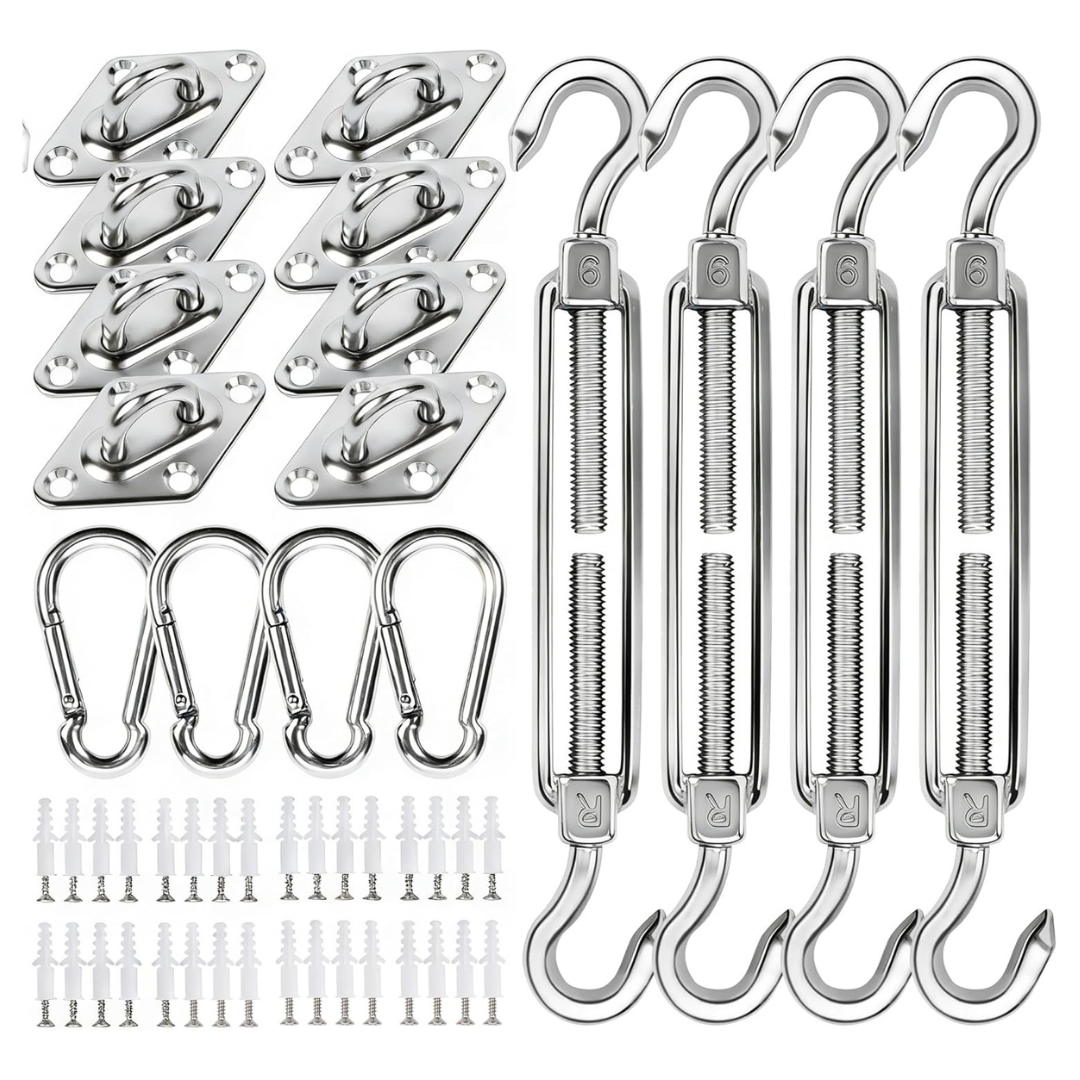 80-Pieces YOFIT Shade Sail Hardware Kit