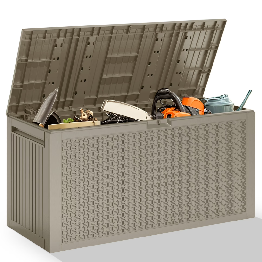 Segmart 90 Gallon Waterproof Outdoor Storage Deck Box