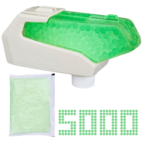 Nerf Pro Gelfire Nightfall Hopper & 5000 Glow in The Dark Blasters