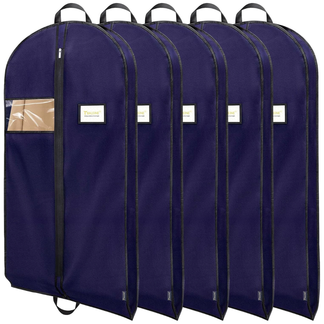 5-Pack Baleine 54" Heavy Duty Garment Bag