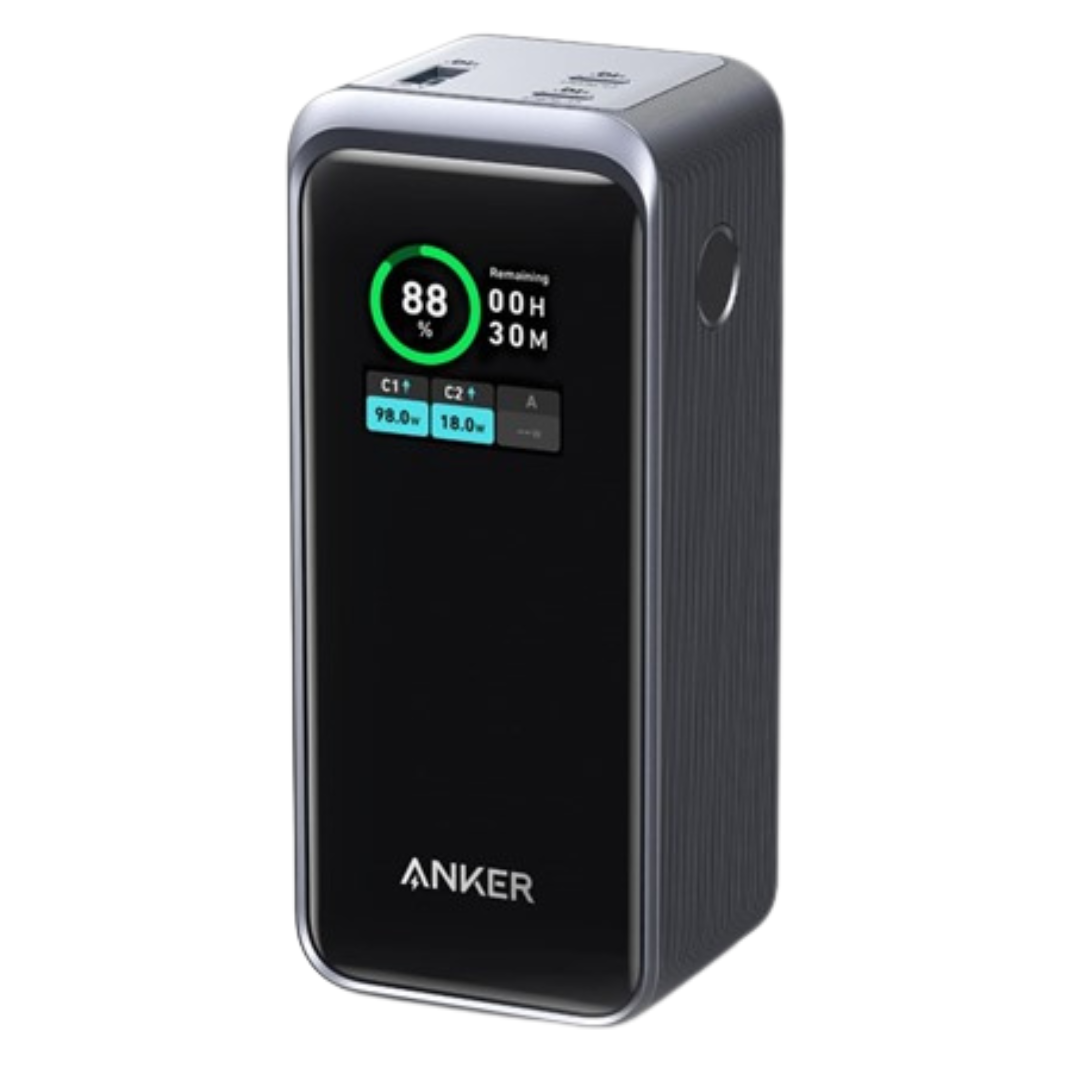 Anker Prime 20000mAh 200W Portable Power Bank W/ 2 USB-C & 1 USB-A Port