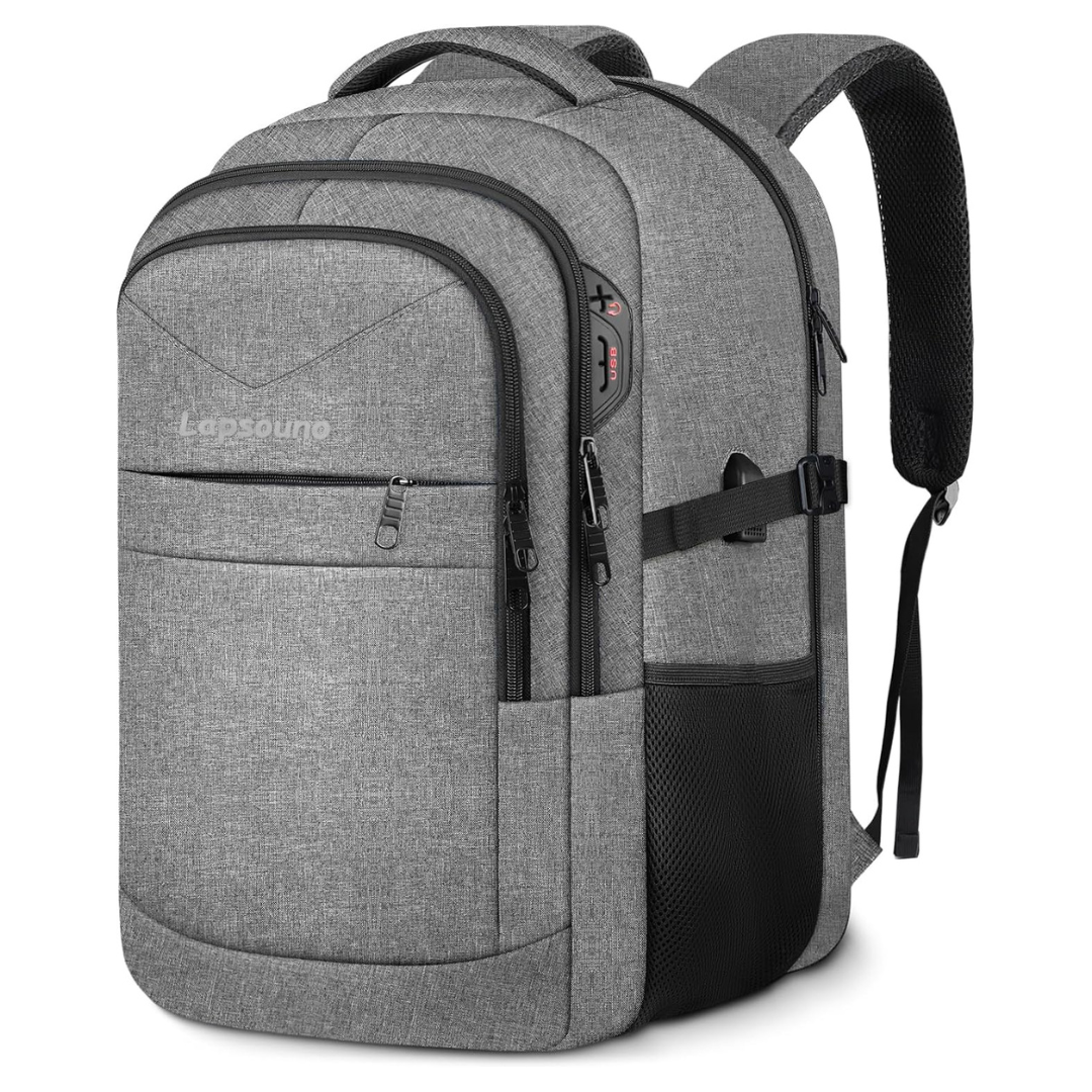 15.6" Anti-Theft Laptop Backpack With USB Port (3 Colors)