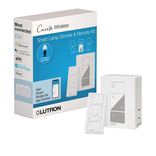 Lutron Caseta Plug-In Smart Lamp Dimmer Switch Kit