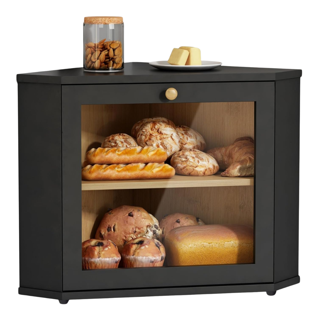 Countertop Corner Bread Box