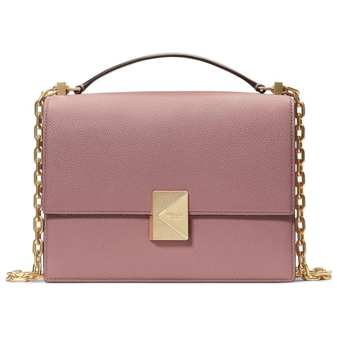 kate spade new york Deco Pebbled Leather Chain Shoulder Bag