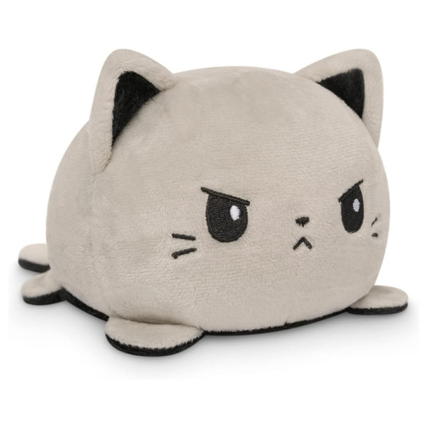 4" TeeTurtle Reversible Cat Plush Toy