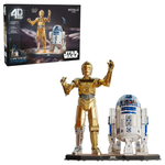 416-Piece 4D Build Star Wars: C-3P0 & R2-D2 Model Kit