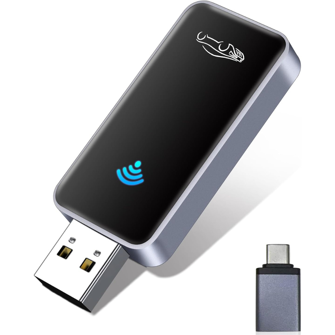 5.8GHz Convert Wired To Wireless CarPlay Adapter For iPhone