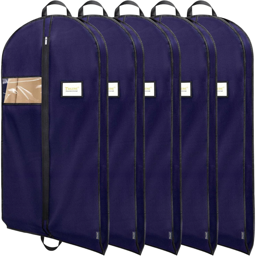 5-Pack Baleine 54" Heavy Duty Garment Bag