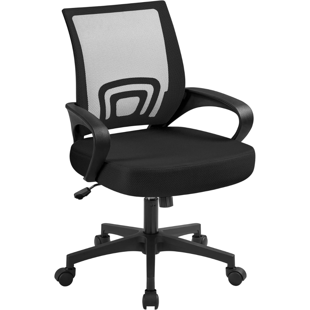 Yaheetech Adjustable Ergonomic Computer Chair W/ Lumbar Support Armrest