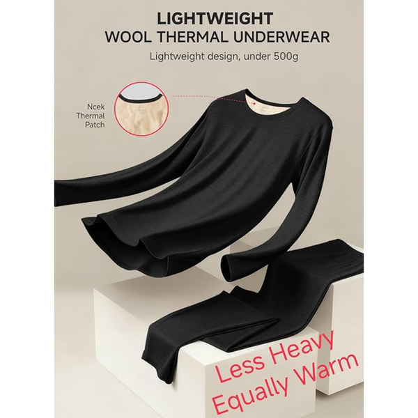 TRENDOUX Mens Thermal Underwear Long Johns Set