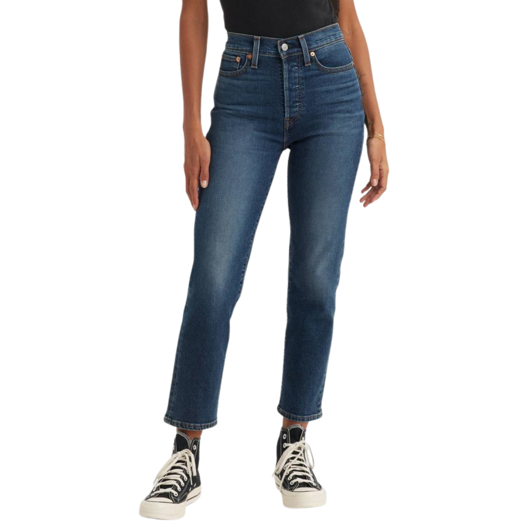 Levi's Women's High Rise Straight Leg Crop Jeans (various colors)