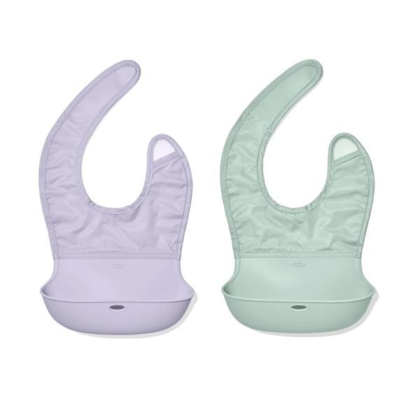 OXO Tot Roll-Up Bib – 2 Pack