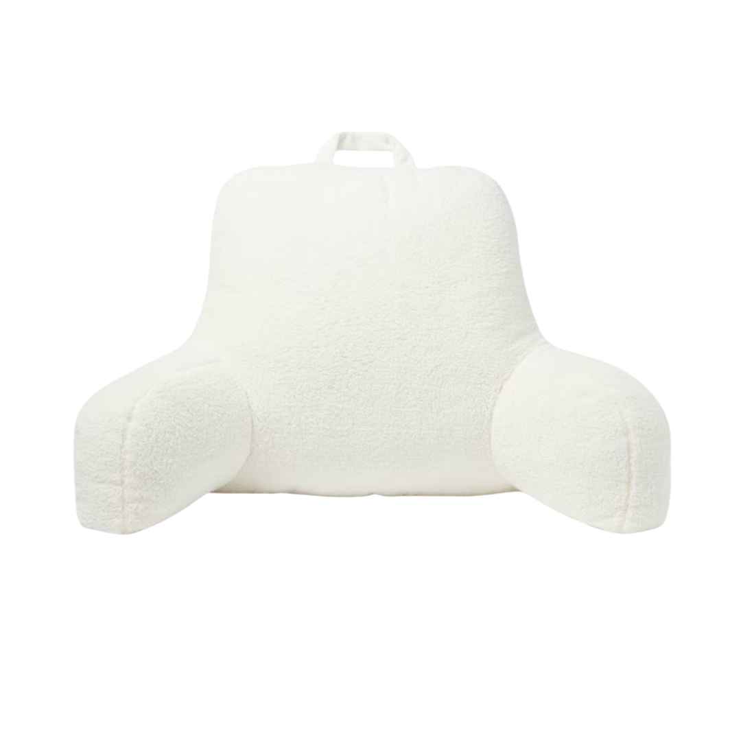 Room Essentials Faux Shearling Bed Rest Pillow