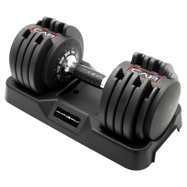 CAP Barbell ADJUSTABELL Adjustable Round Dumbbell Weights