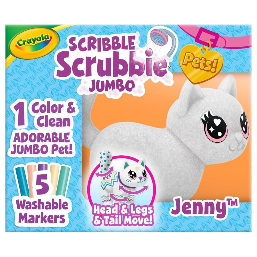 Crayola Scribble Scrubbie Jumbo Toy Cat