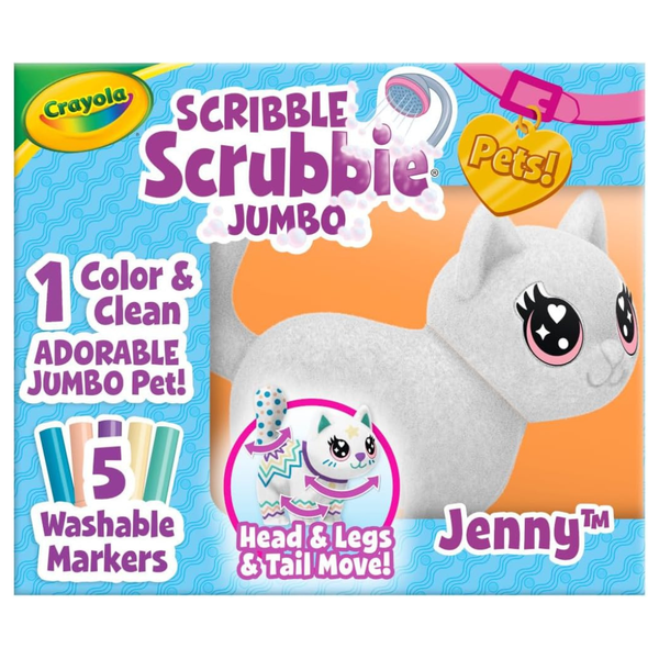 Crayola Scribble Scrubbie Jumbo Toy Cat