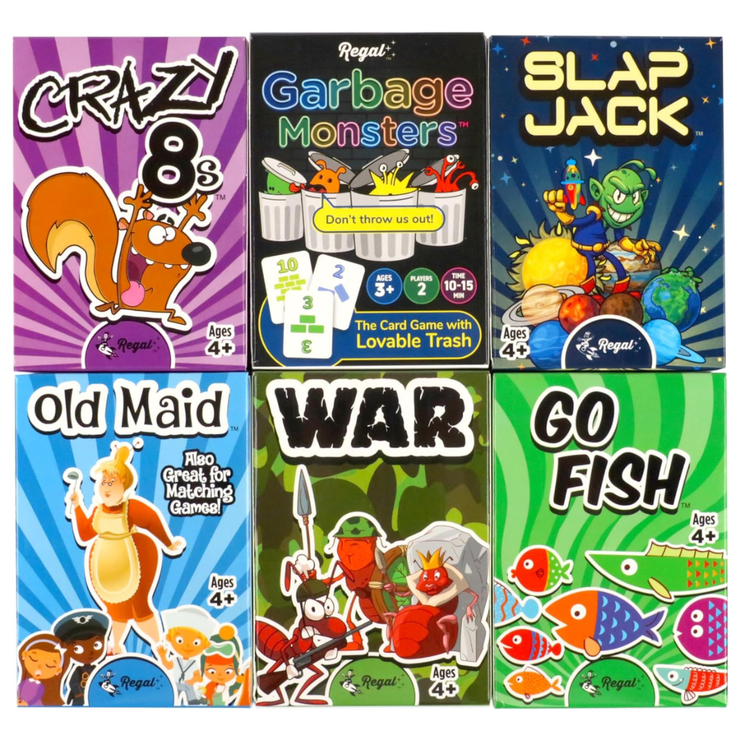 Regal Games Set Of 6 Card Games