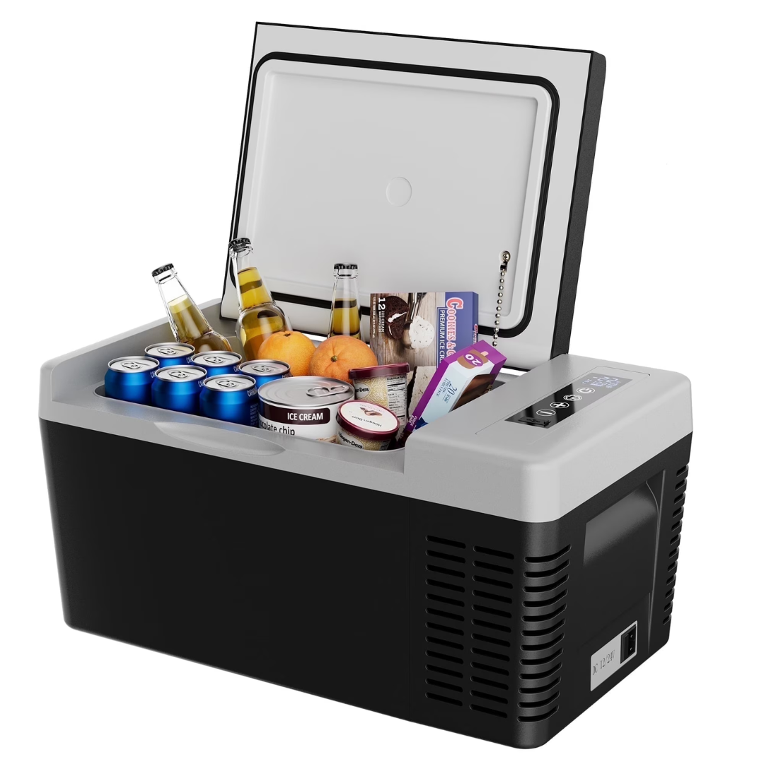 Simzlife 12V 19QT(18L) Portable Car Refrigerator