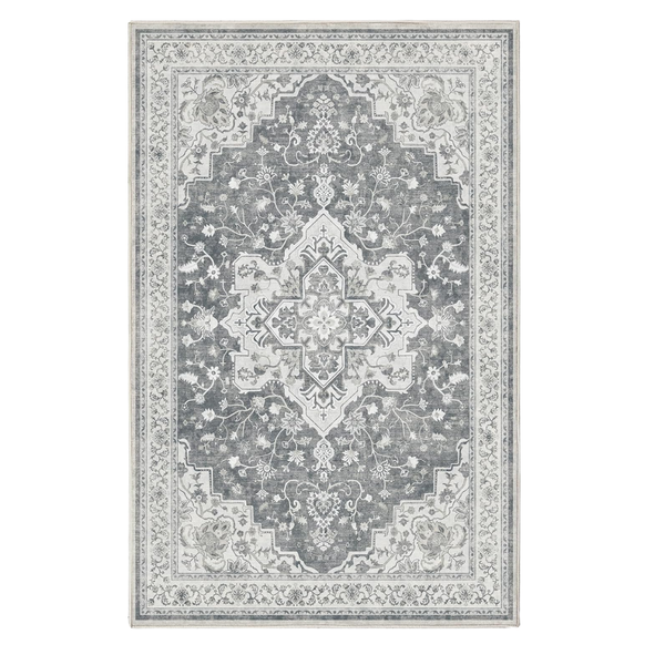 Marsail 6ft x 9ft Machine Washable Area Rug