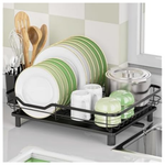 16.2"L x 12.6"W Rottogoon Stainless Steel Rustproof Dish Rack