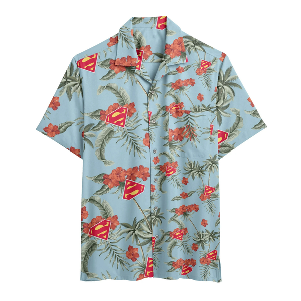 Superman Men's & Big Mens Graphic Print Shirt (Superman)