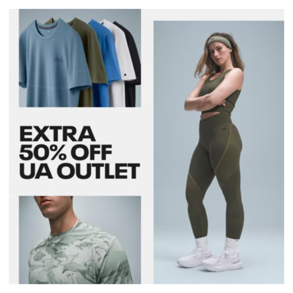 Presidents' Day Event: Extra 50% Off + Extra 10% Off At Under Armour