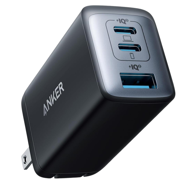 65W Anker 735 3-Port USB-C & USB-A Foldable Wall Charger