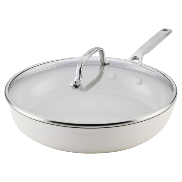 KitchenAid Hard Anodized Ceramic Induction Nonstick Frying Pan With Lid