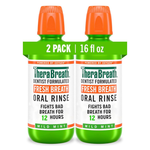 2-Pack 16-Oz TheraBreath Fresh Breath Mouthwash (Mild Mint)