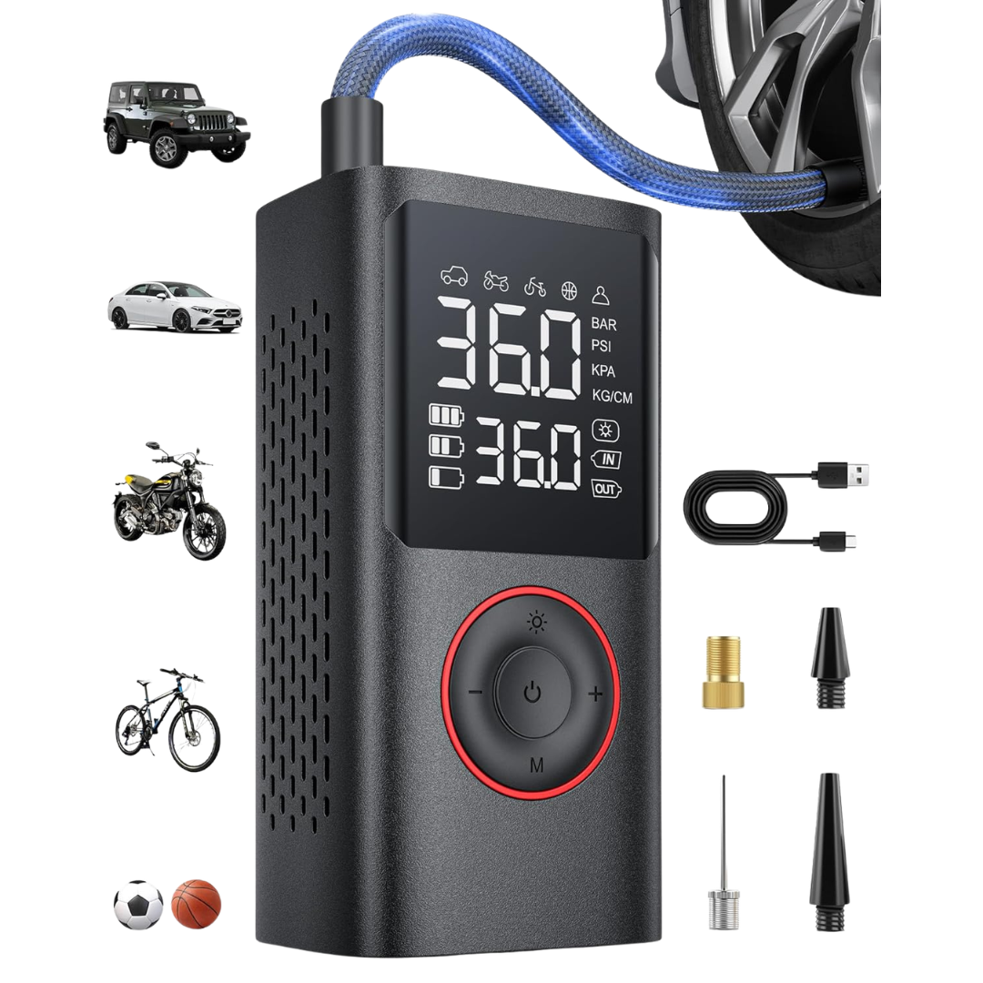 150 PSI Cordless Tire Inflator Portable Air Compressor Pump